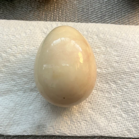 Genuine Alabaster Hand Carved Made in Italy Eggs - 4 - Picture 6 of 11